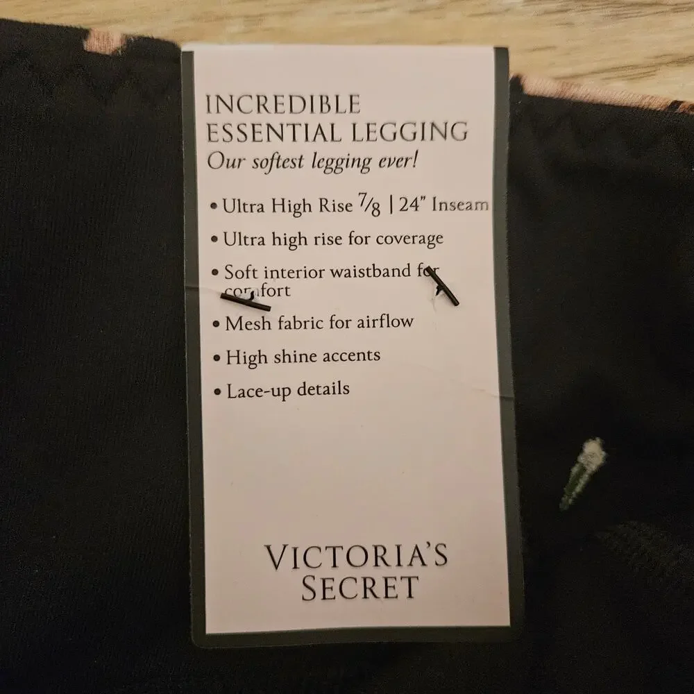 NEW Victoria's Secret 2 Piece Athletic Ultra High Rise Leggings & Top Size 12 - Picture 7 of 12